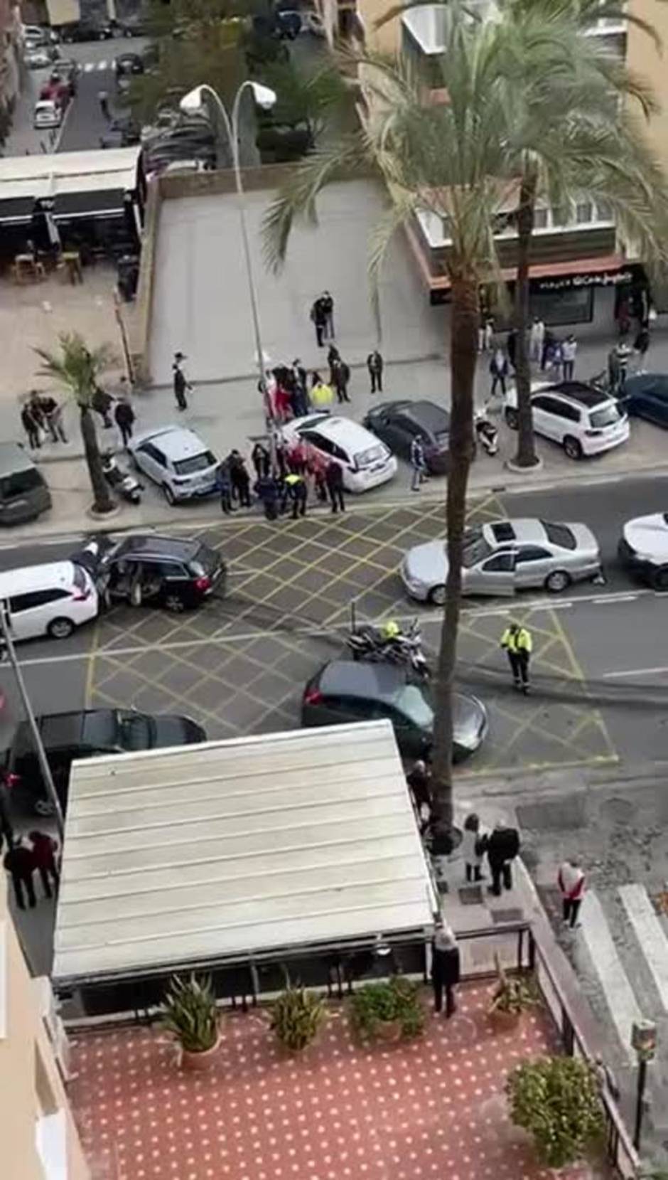 Accidente en la Avenida de Cádiz