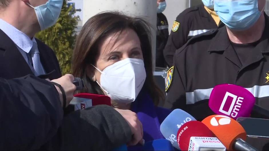 Robles garantiza que los cazas españoles no asumirán en Bulgaria misiones ofensivas