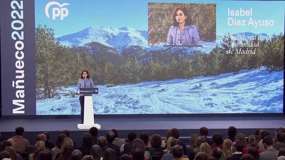 Ayuso pide el voto para "la casa común" del centro derecha