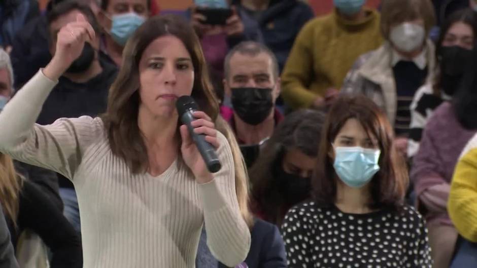 Montero: "La pregunta clave de estas elecciones es que ha hecho por ti Mudanzas Mañueco"