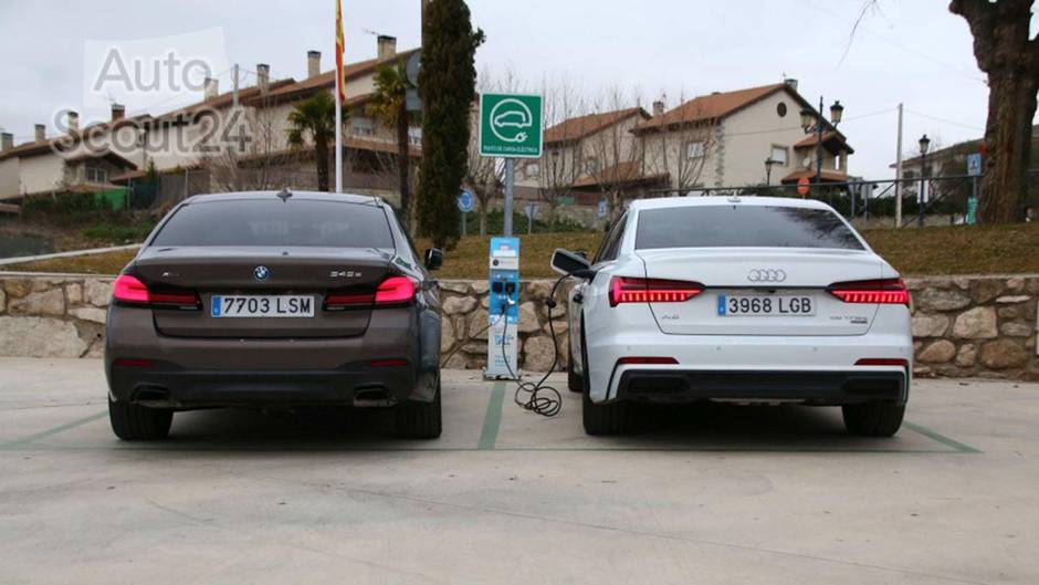 Comparativa: Audi A6 55 TFSIe vs. BMW 545e xDrive