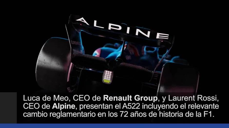 Alpine desvela su nuevo coche de carreras