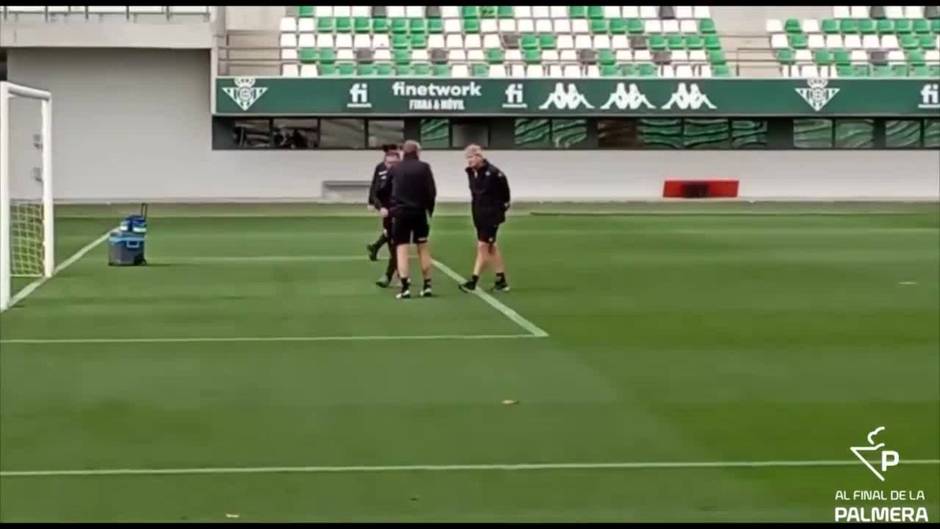 Entrenamiento del Betis prederbi sin Sabaly