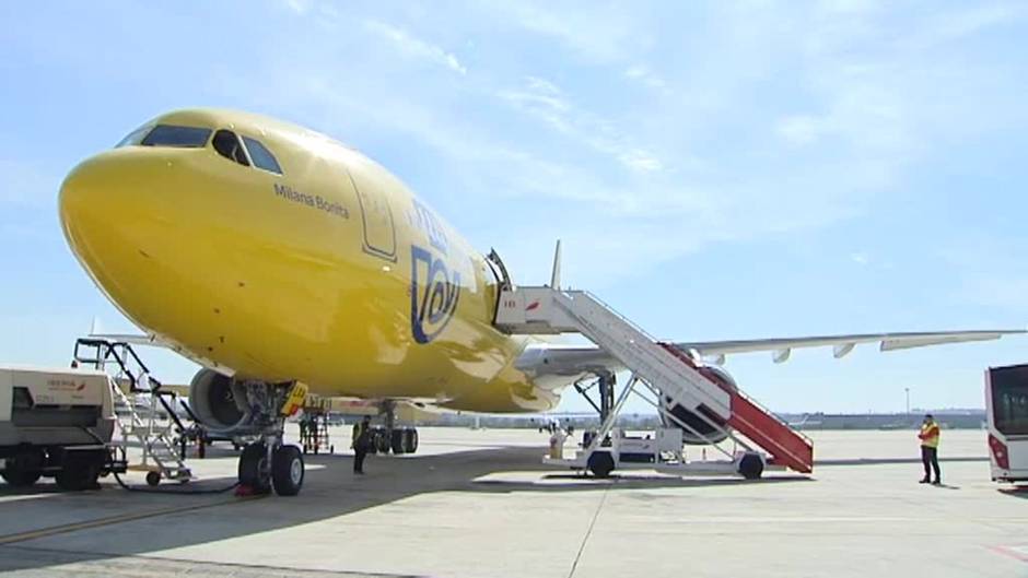 Sale el primer avión desde Madrid con ayuda humanitaria