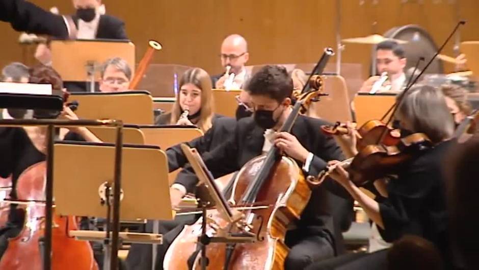 El himno de Ucrania suena en el Auditorio Nacional