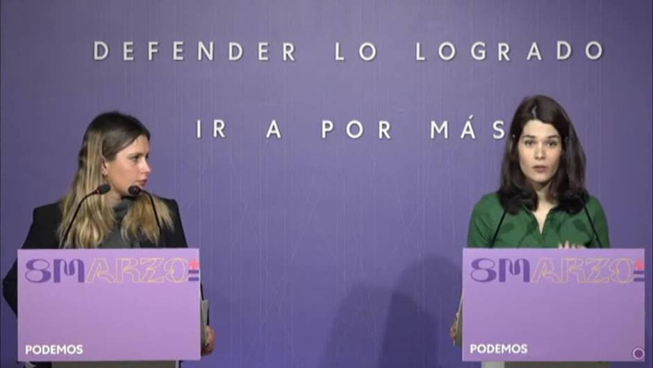 Isa Serra muestra el apoyo de Podemos a Sánchez y niega haber llamado al PSOE 'partido de guerra'