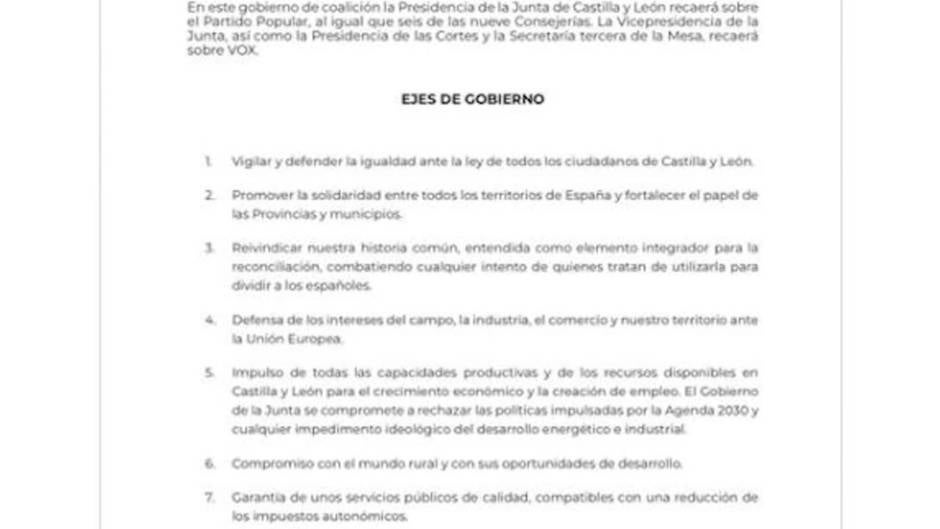 Sin acuerdo aún entre PP y Vox horas antes de la constitución de las Cortes