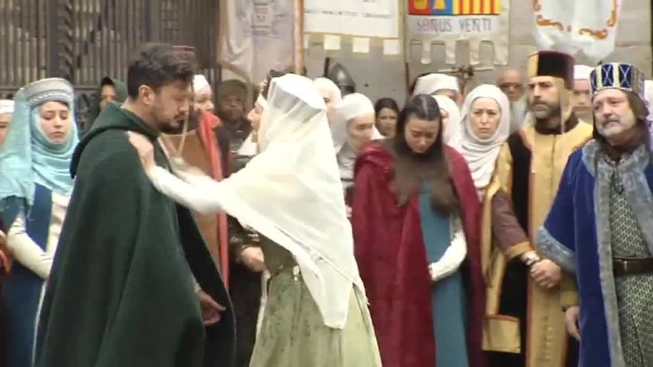 Las calles de Teruel regresan a la Edad Media a través de las Bodas de Isabel