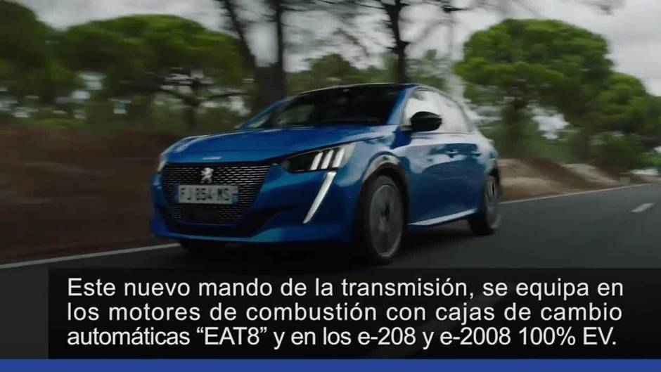 Peugeot hace desaparecer la palanca del cambio automático