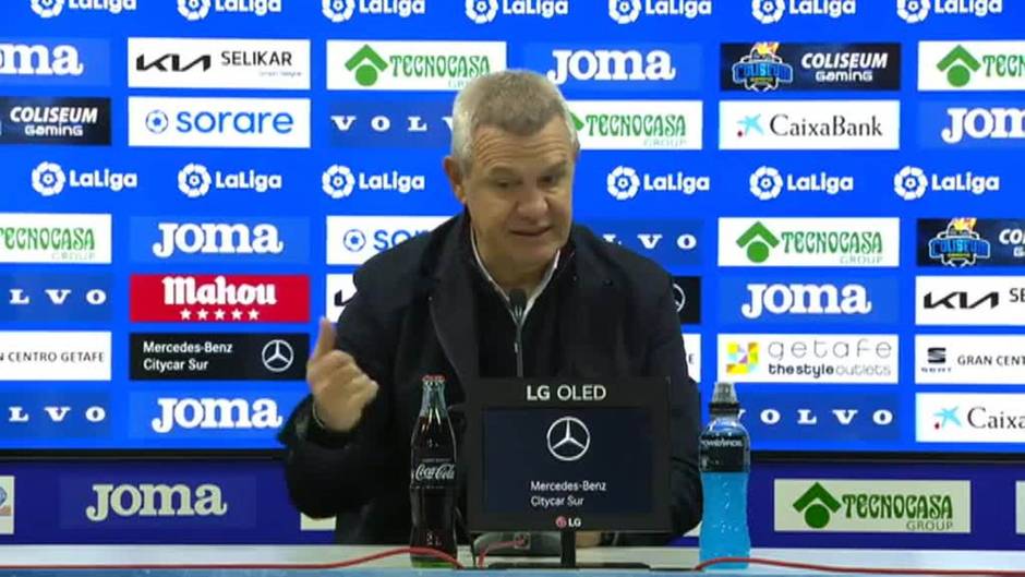 Aguirre tras la derrota ante el Getafe: "No hubo premio pero los jugadores se dejaron el alma en el campo"