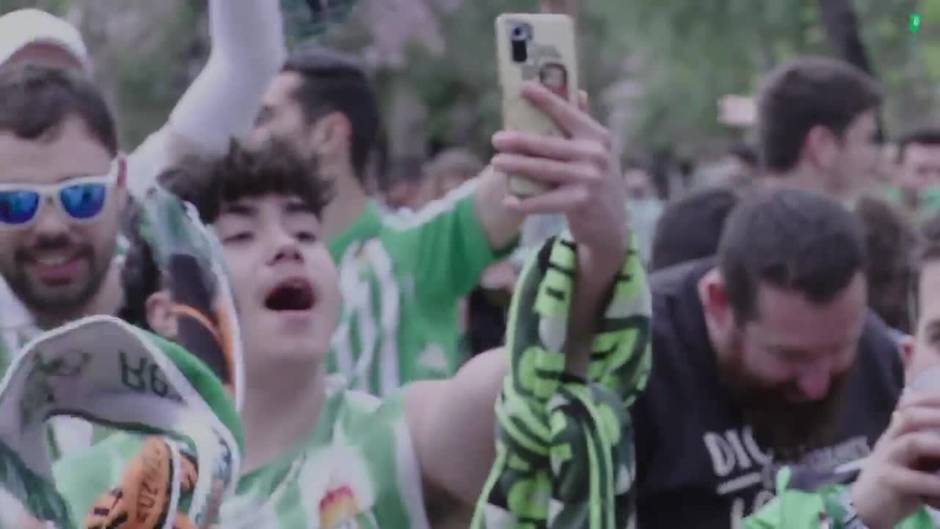 Ambiente previo Final Copa del Rey Betis - Valencia