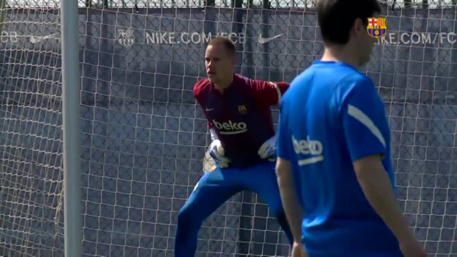 El Barça prepara el encuentro contra el Mallorca