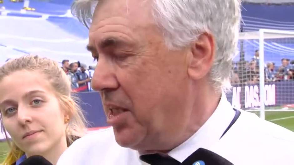 Ancelotti: "Ha sido una suerte volver y quiero quedarme un tiempo"