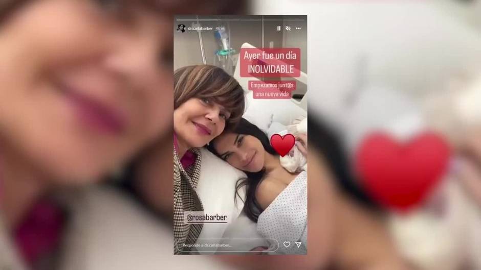 La madre de Carla Barber desvela los primeros detalles del nacimiento de Bastian