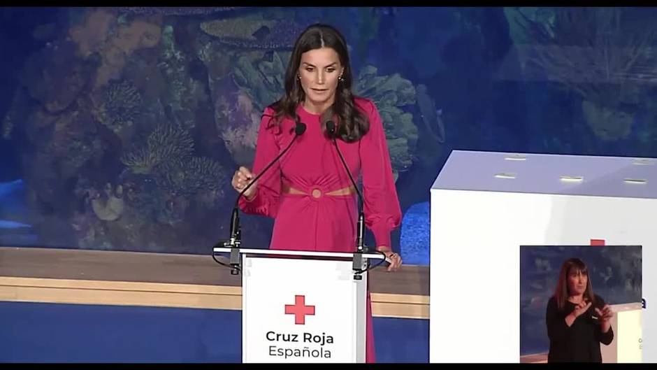 Reina Letizia ve en Cruz Roja el "reflejo de todo lo bueno del ser humano"