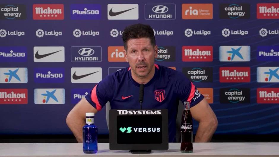 Simeone, entrenador del Atlético: "Cuando termine la temporada, haremos análisis y autocrítica"