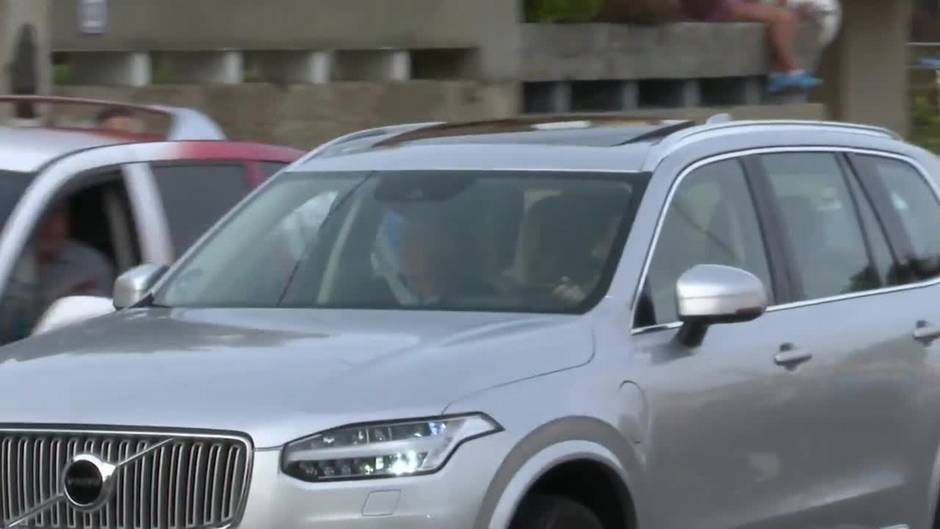 El rey emérito Juan Carlos I ya está en Sanxenxo