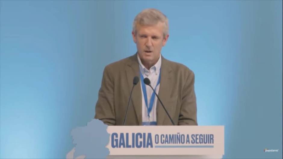 Rueda proclama una "nueva etapa" de "normalidad extraordinaria" en el PPdeG como relevo de Feijóo