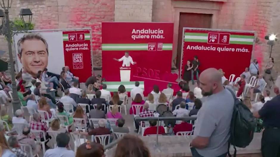 Espadas (PSOE-A) pide la movilización para responder a la Andalucía que le "llama y necesita"