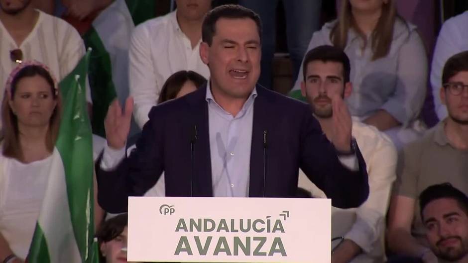 Moreno (PP) pide en Málaga ayuda para una mayoría suficiente