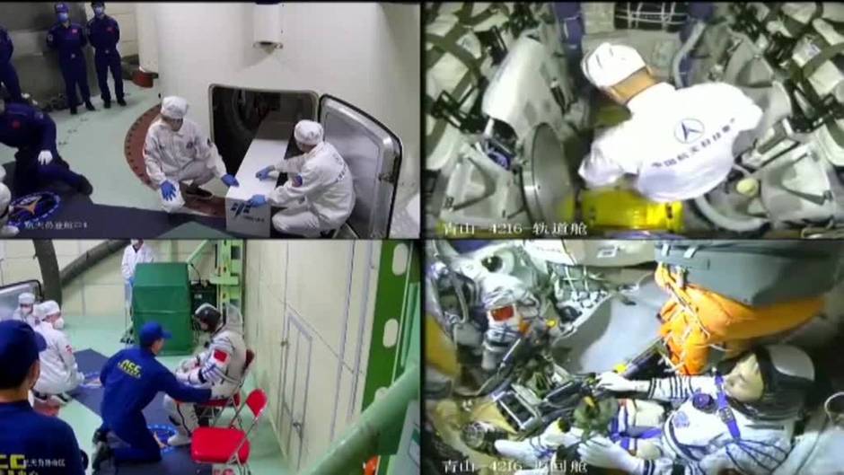 Tres astronautas chinos orbitarán la Tierra durante seis meses a bordo de la Shenzhou-14