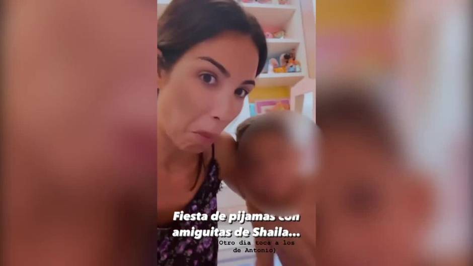 Tamara Gorro se lo pasa como una niña en una fiesta de pijamas