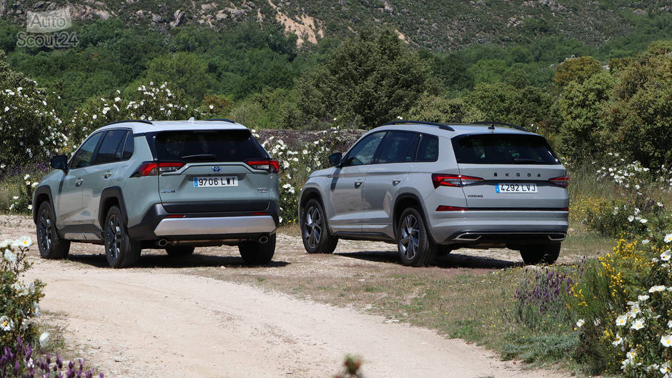 Comparativa: Toyota RAV4 Adventure vs. Skoda Kodiaq Sportline