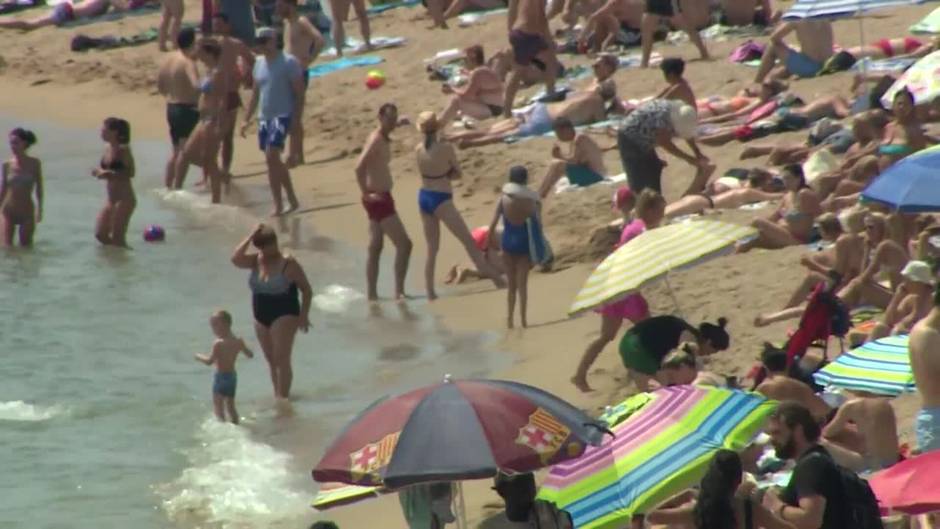 Barcelona alcanza temperaturas por encima de los 31º en las últimas horas de la ola de calor