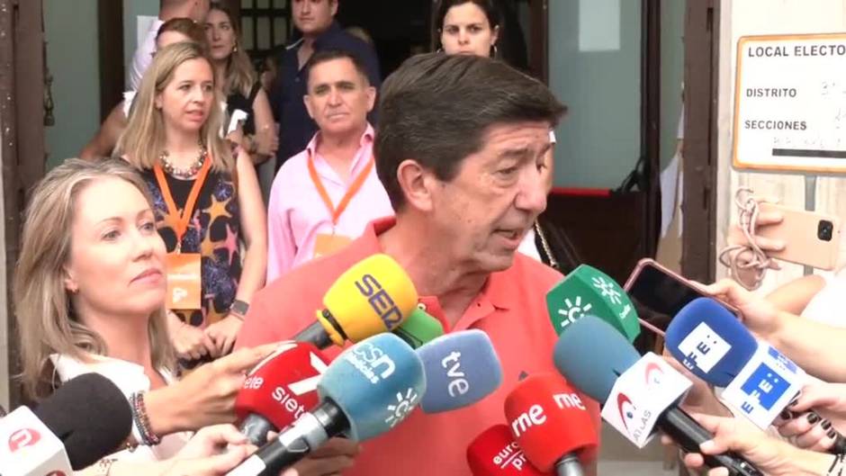 Los candidatos andaluces votan y animan a votar