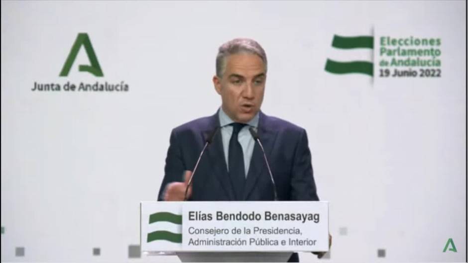 Bendodo asegura que la jornada electoral se ha desarrollado "con normalidad"