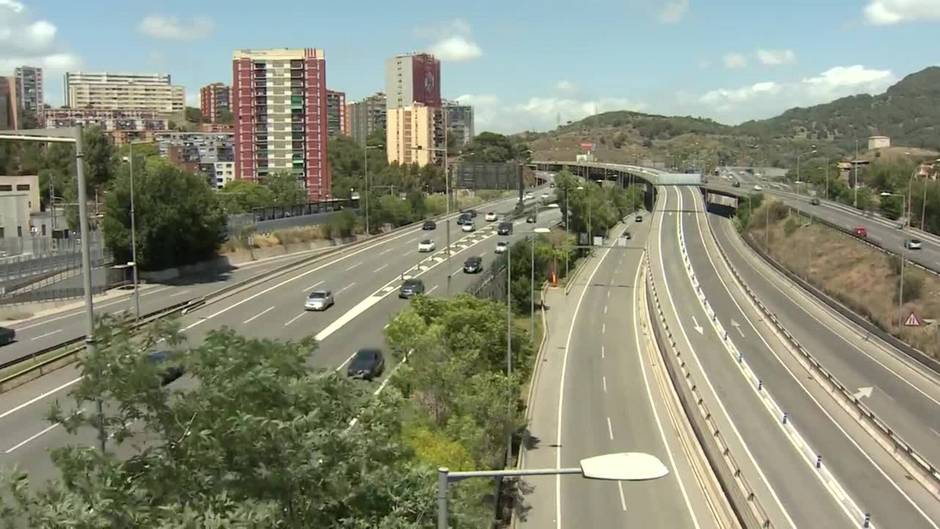 Operación retorno sin retenciones en los puntos de acceso a Barcelona