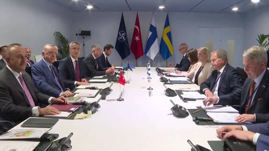 Suecia, Finlandia y Turquía se reúnen en Madrid para desbloquear la negociación sobre la entrada a la OTAN