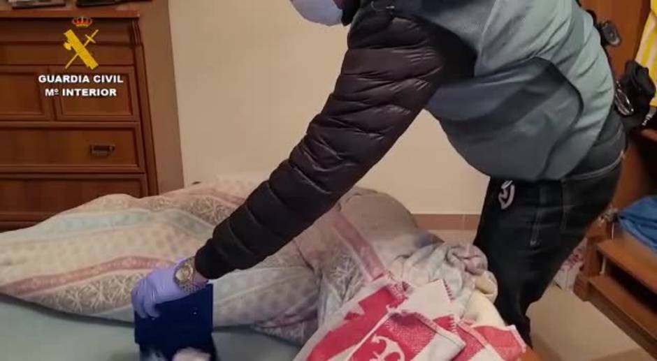 Operación contra el tráfico de drogas en Jaén