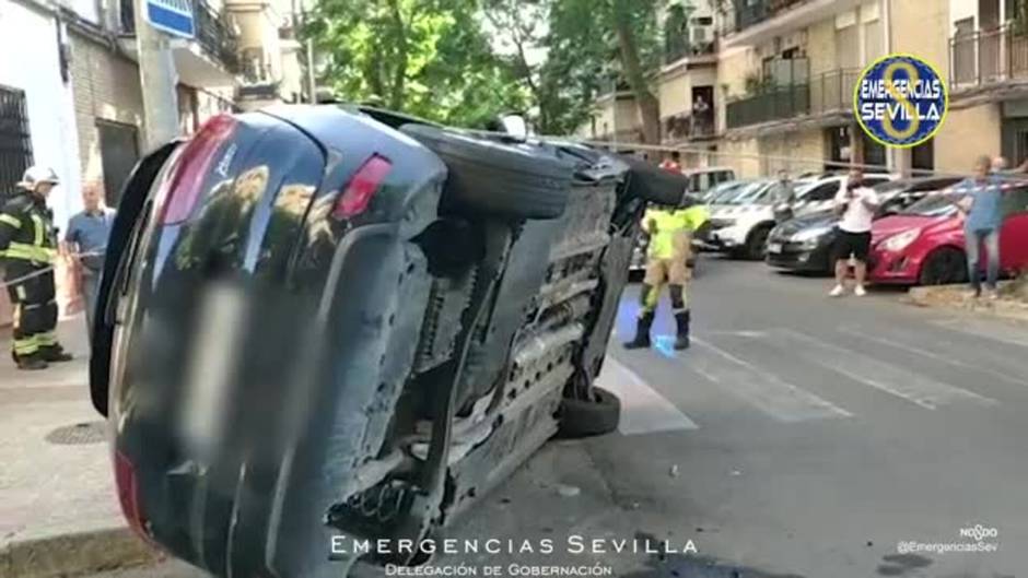 Accidente de tráfico en el Cerro del Águila