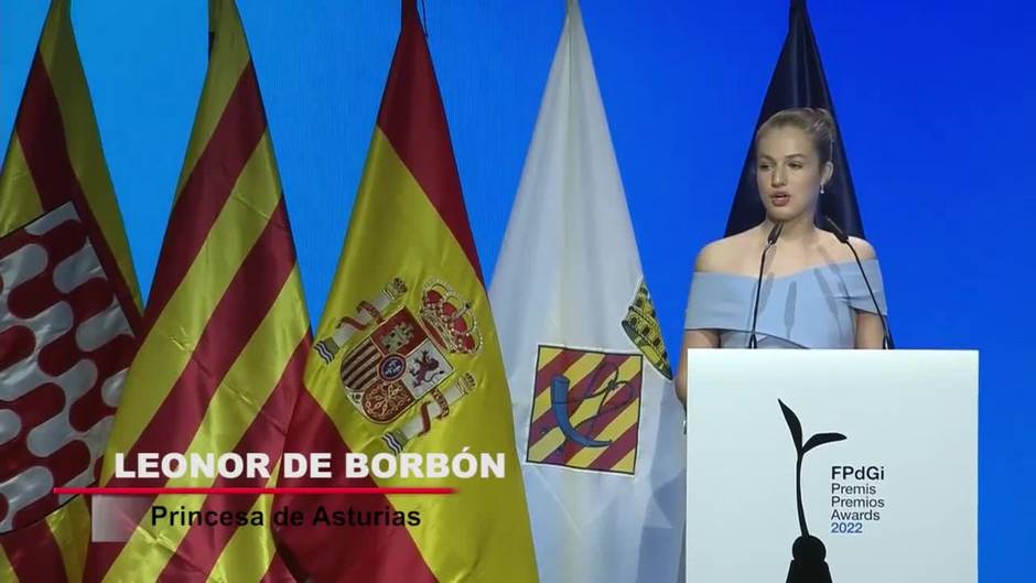 La Princesa Leonor reconoce el talento de cinco mujeres en los Premios Princesa de Girona