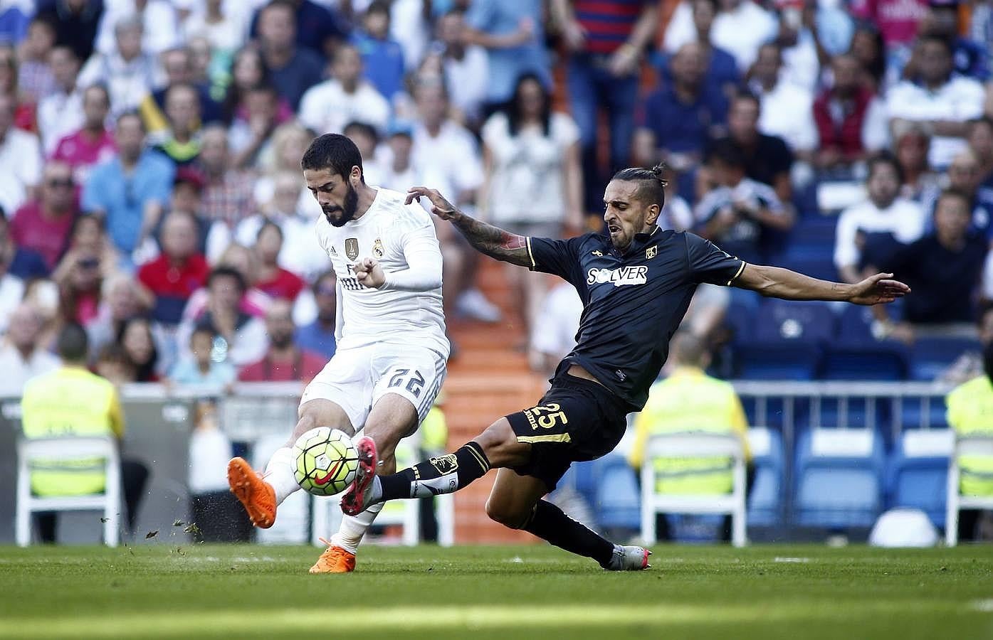 Lucha por el balon. de dos jugadores