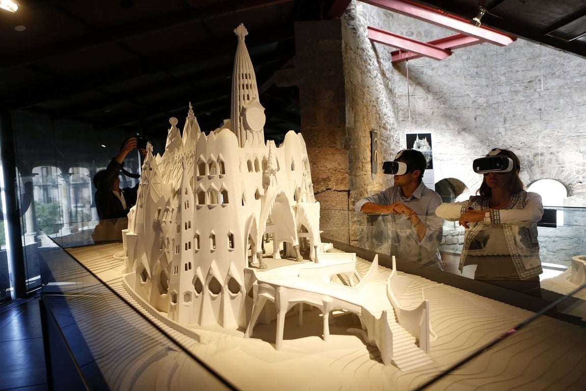 Maqueta de la iglesia de la colonia Güell