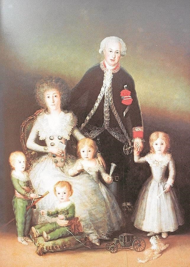 20. «Los Duques de Osuna y sus hijos», por Francisco de Goya