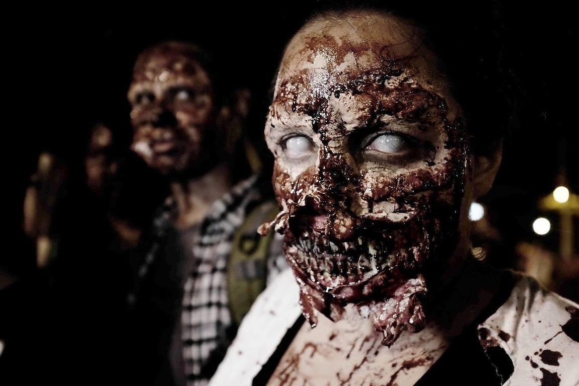 Caminata zombi en San José, Costa Rica. EFE