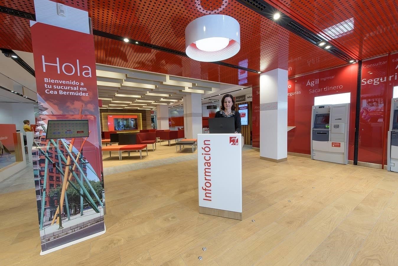 Fotogalería: así será la oficina del futuro del Banco Santander