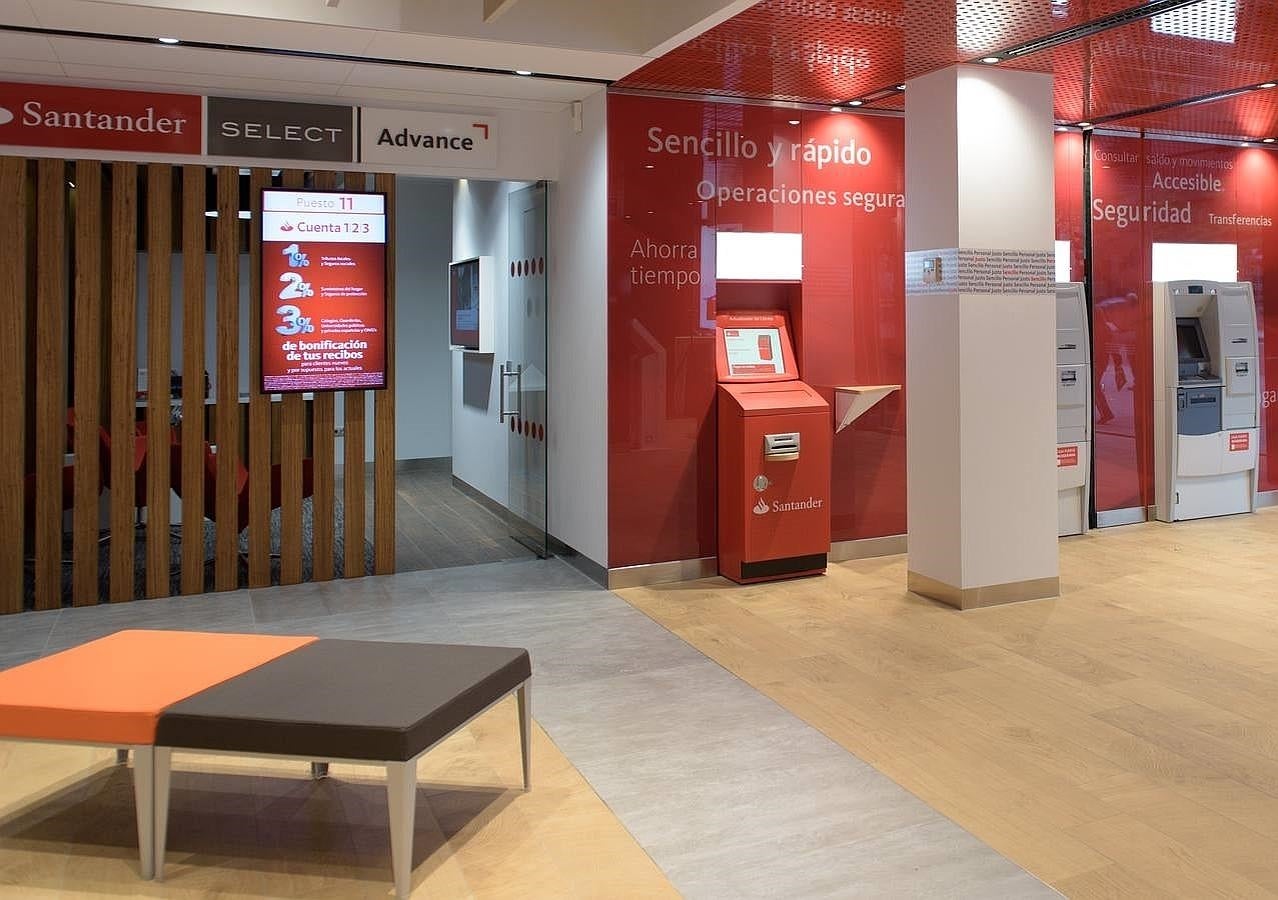 Fotogalería: así será la oficina del futuro del Banco Santander