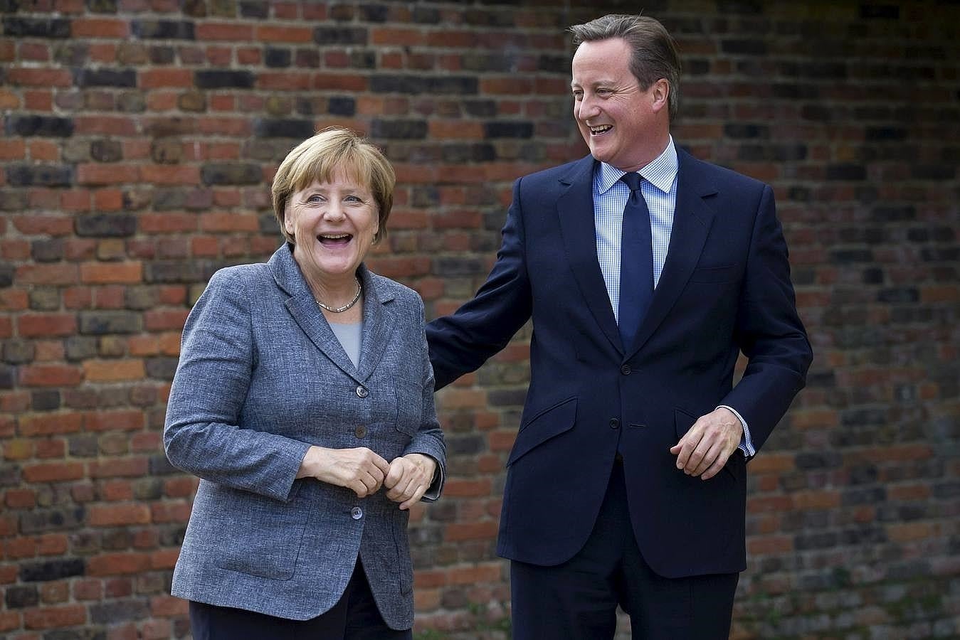 Angela Merkel y David Cameron