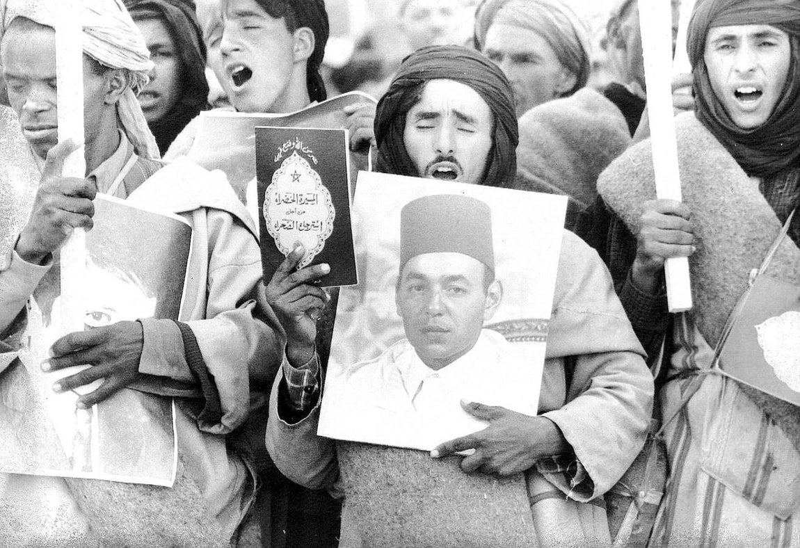 40 años de la Marcha Verde, en imágenes. 