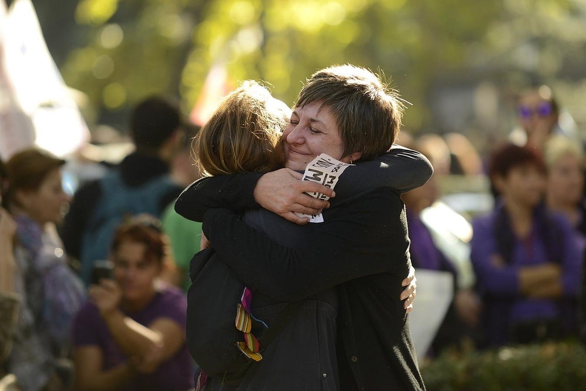 «No nos morimos, nos matan», performances en la protesta contra la violencia machista