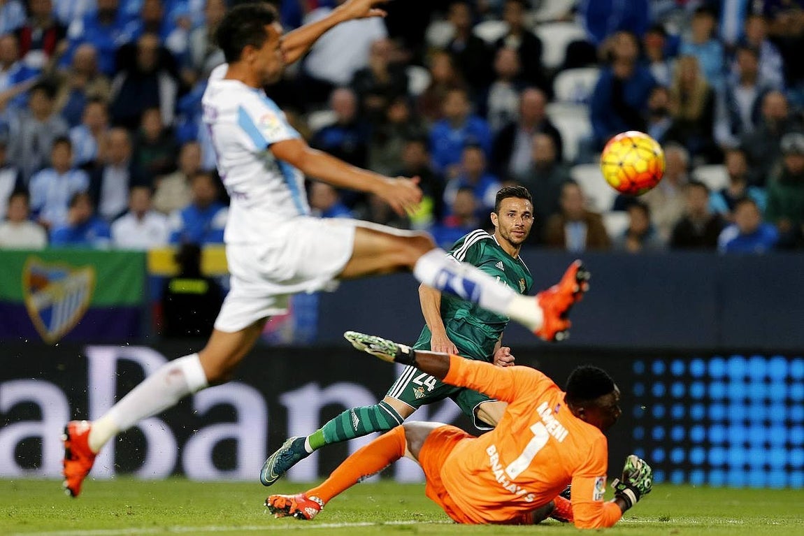 Las mejores imágenes del Málaga CF - Real Betis