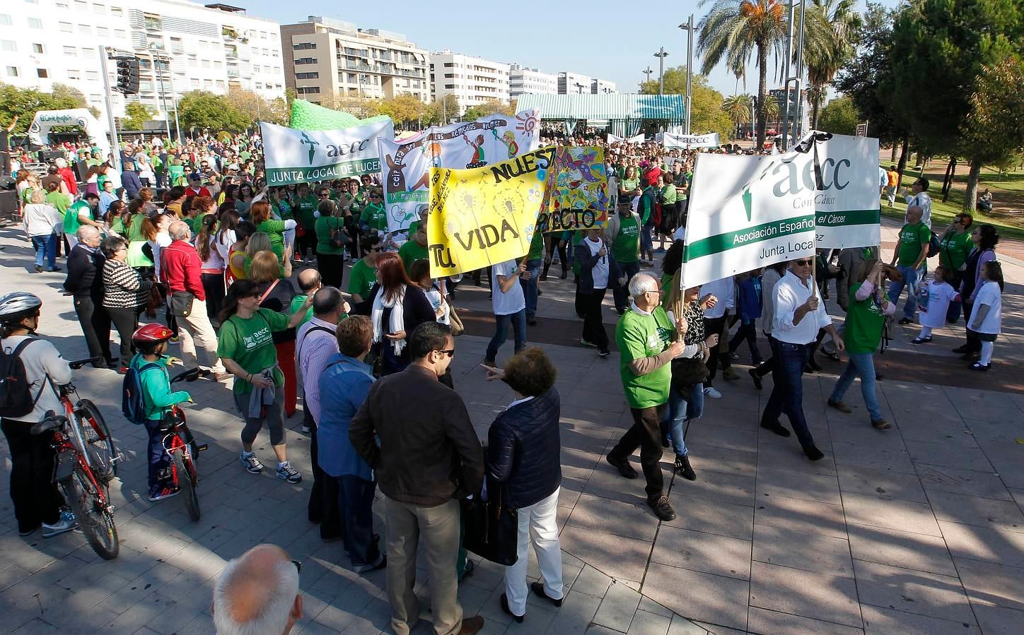 En imágenes, la masiva marcha contra el cáncer en Córdoba