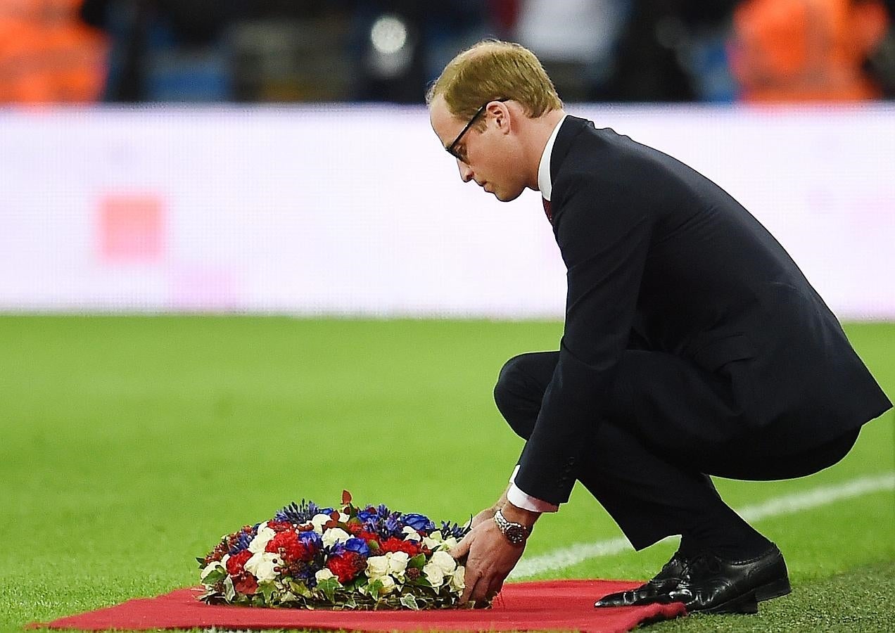 El homenaje del Inglaterra-Francia, en imágenes