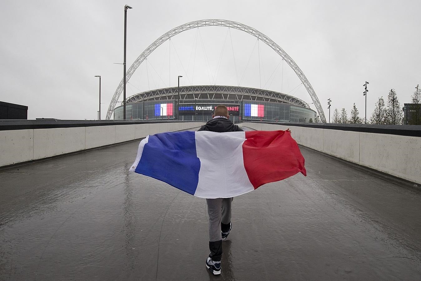 Alerta máxima en Wembley