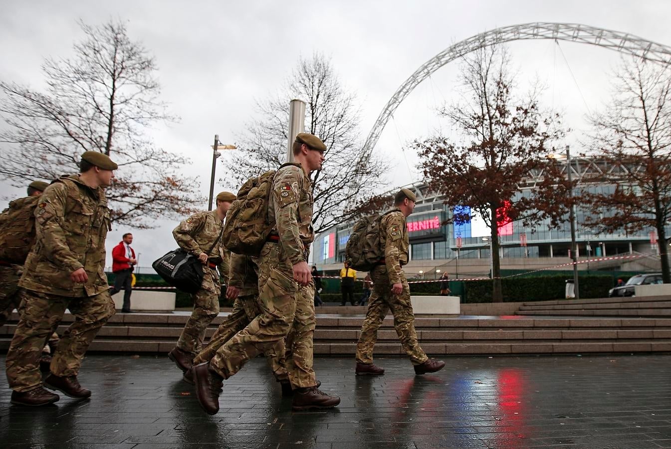 Alerta máxima en Wembley