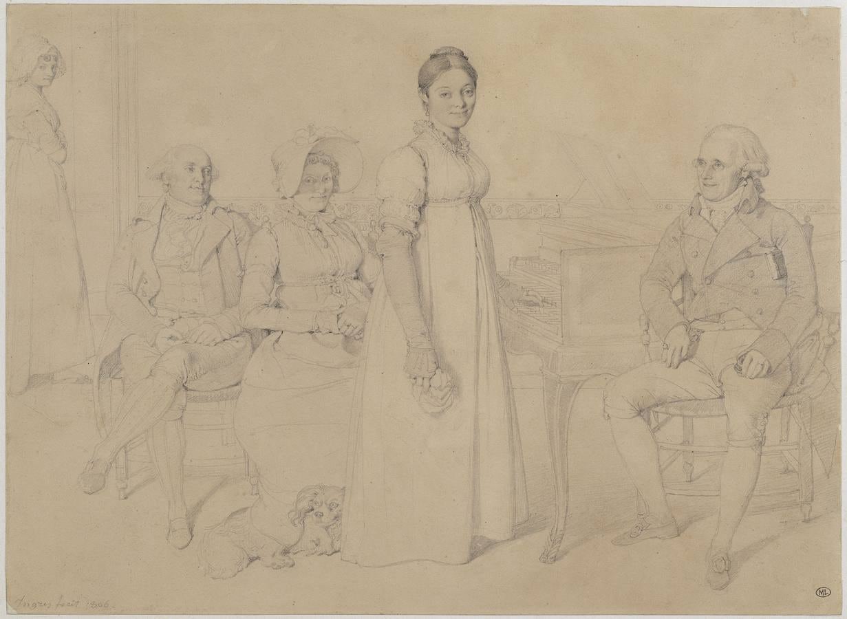 «La familia Forestier», de Ingres. 